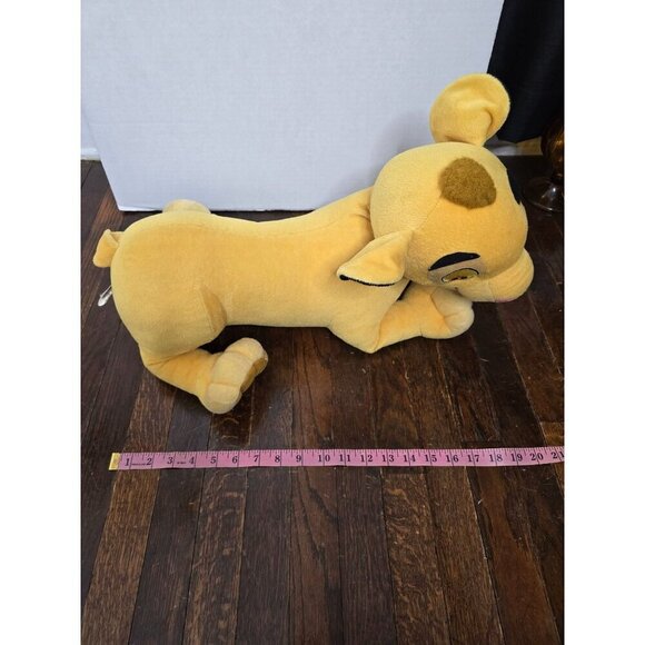Vintage Disney Hasbro 2002 The Lion King Simba Plush 20" Set of 2 large - Picture 16 of 16